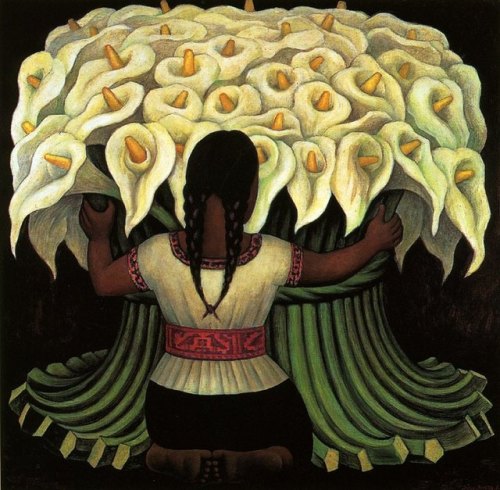 kirbykendrick: “Flower Seller” (1941), Diego Rivera “As an artist I have always tr