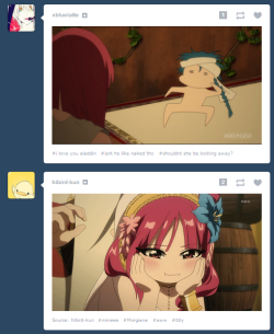 gingerbrony:  So I’m just looking through the magi tag when suddenly I would like to point out that these scenes are completely unrelated
