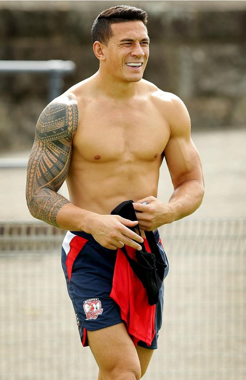 roscoe66:  Sonny Bill Williams of the Sydney Roosters 