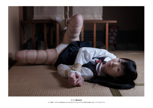 ropemagic: ROPE MAGiC: via “Alice” featuring Mayura, photograph and ropework by Reiji Suzuki, March 