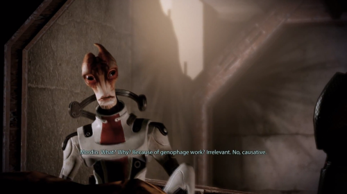 niftu-cal: In Mordin’s tag you see plenty of singing and dancing and “had to be me, someone else mig