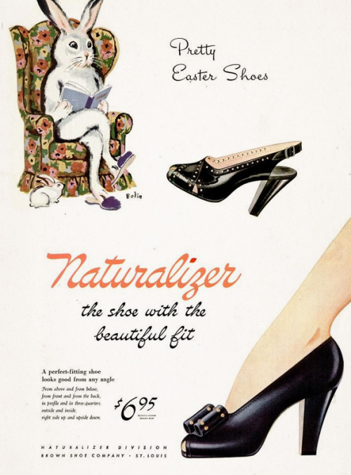 Naturalizer Shoes, 1945Adjusted for inflation these shoes would cost $92 today.