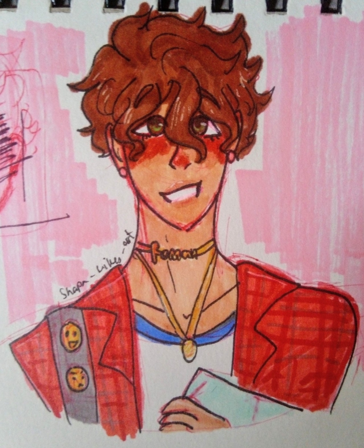 Doodle requests are open! โ Jatp Roman! Who could he be looking at ๐