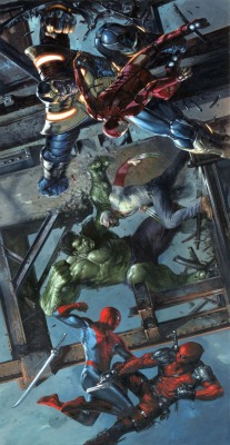 extraordinarycomics:  Marvel by Gabriele Dell'otto.