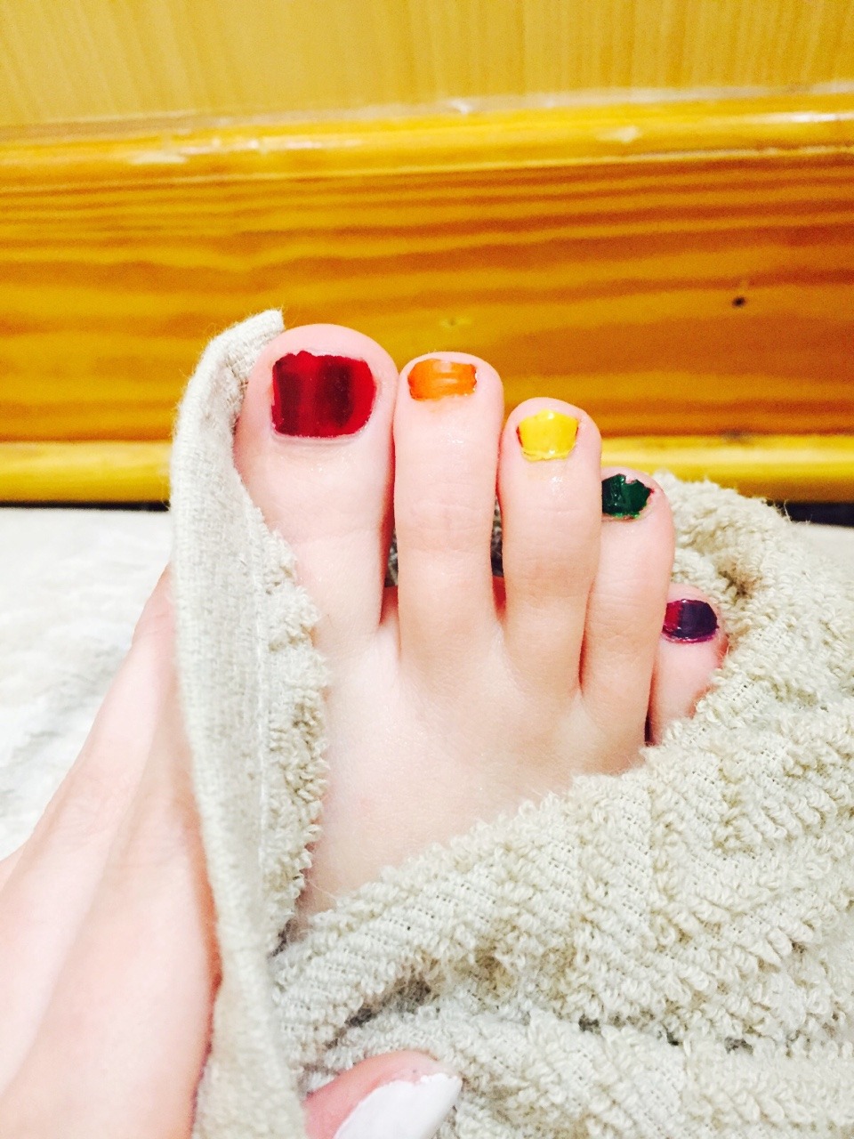 sarahsfeet:  Nice and dry!