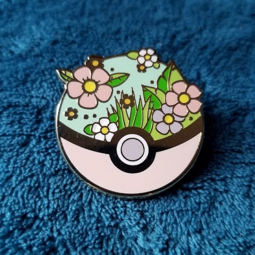 sosuperawesome:Pokeball PinsDark Gaming on EtsySee our #Etsy or #Enamel Pins tags