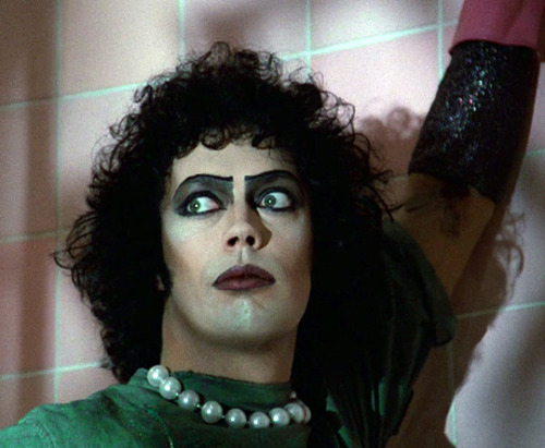 rockyhorrororg: dontdreamitbehim: The Rocky Horror Picture Show (1975) Smug to pissed in .08 seconds