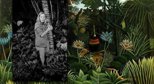 bobdylan-n-jonimitchell:“In a low-cut blouse she brings the beer / Rousseau paints a jungle flower b