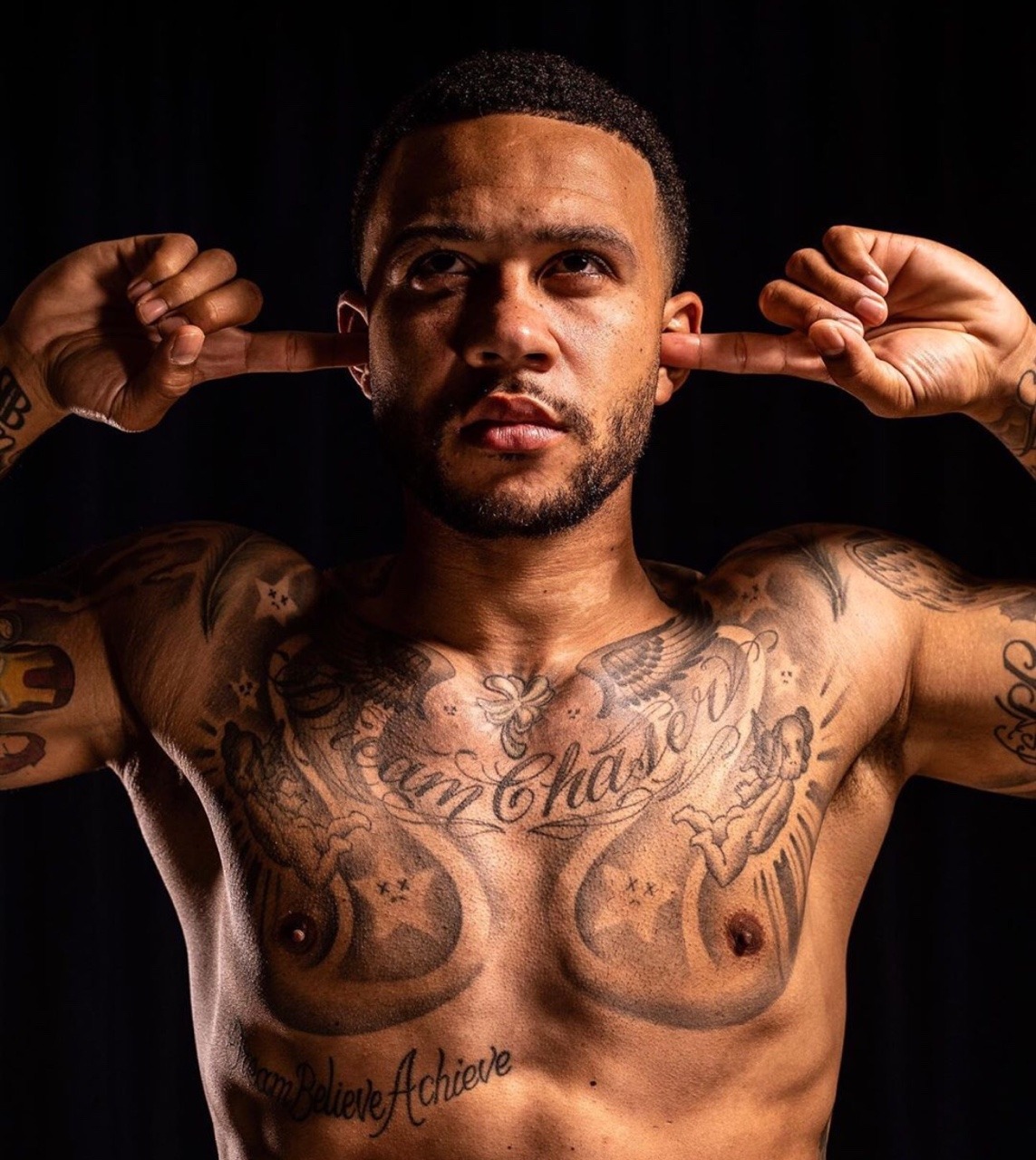 Memphis Depay: 'Dream chaser' is tattooed on my chest and that's