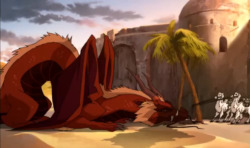 phantomdickpuncher:  Seriously though, I loved how Zuko just casually parked his DRAGON. 