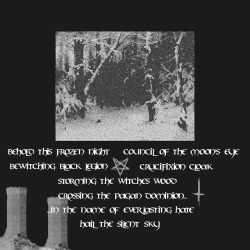 666smog666:  SMOG BEHIND THE WALL OF NIGHTBEHOLD THIS FROZEN NIGHTCOUNCIL OF THE MOONS EYEBEWITCHING BLACK LEGIONCRUCIFIXION CLOAKSTORMING THE WITCHES WOODCROSSING THE PAGAN DOMINION……IN THE NAME OF EVERLASTING HATEHAIL THE SILENT SKY