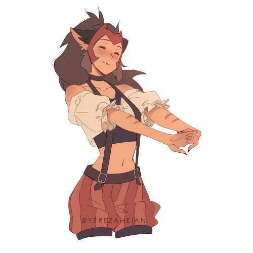 A Steampunk Catra we drew on my stream ;D 