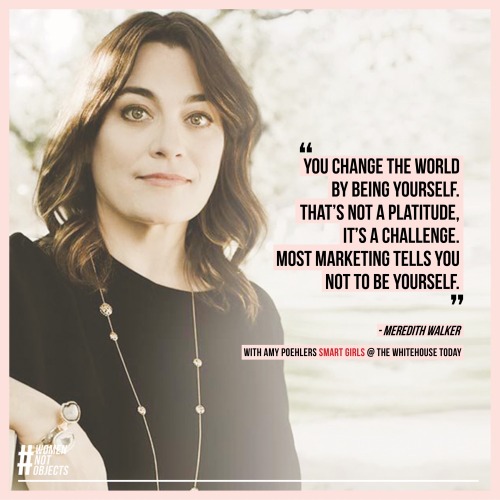 In honor of Amy Poehler&rsquo;s Smart Girls being at The White House today, our #WCW is co-found