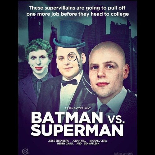 #batman #superman #batmanvssuperman #joker #penguin #lexluthor #jesseeisenberg