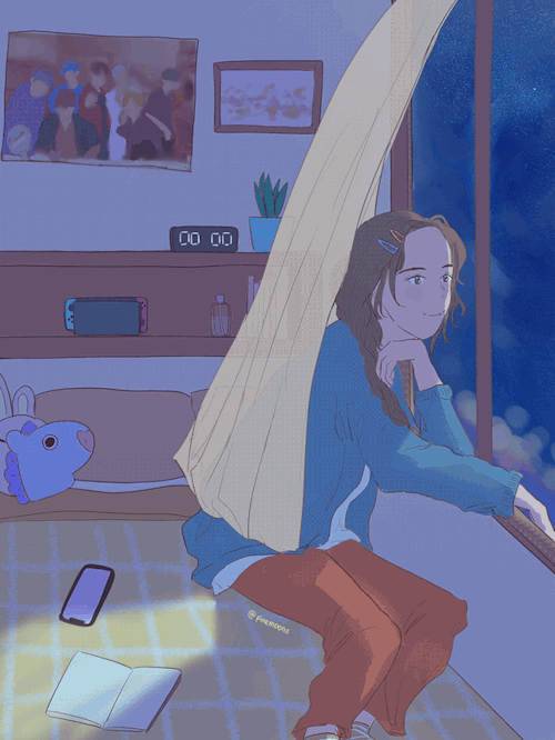 Self-indulgent, Personal Art That I Did While Trying Out Animation For The First Time Last Year >< (also