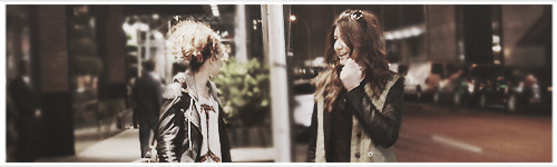 thirlway:  Eleanor Calder and Danielle in New York City about a year ago. 