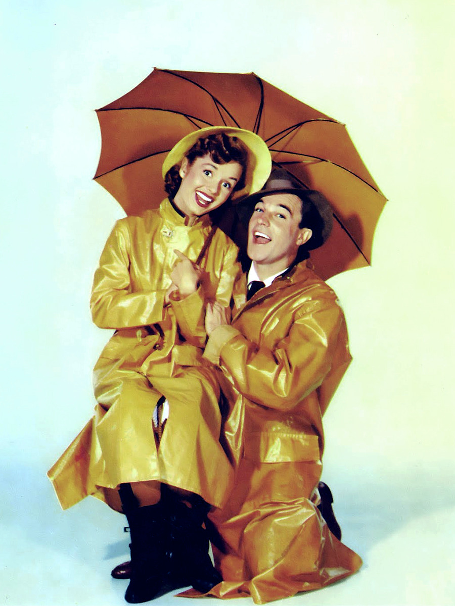 20th-century-man:  Debbie Reynolds, Gene Kelly / publicity still for Singin’ in