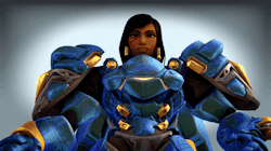 fear-of-dusk: A quick (and bad) animation I just made.  Now I want to make more femdom Pharah but I need ideas.  Where’s the animation?