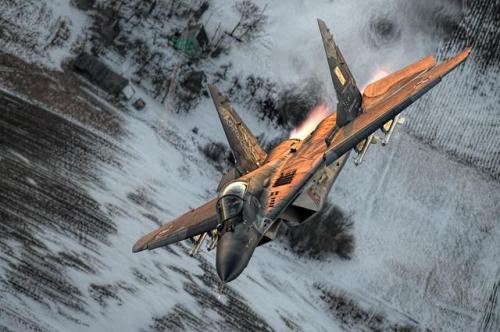 bmashina:Polish MiG-29A from the 23rd tactical air base