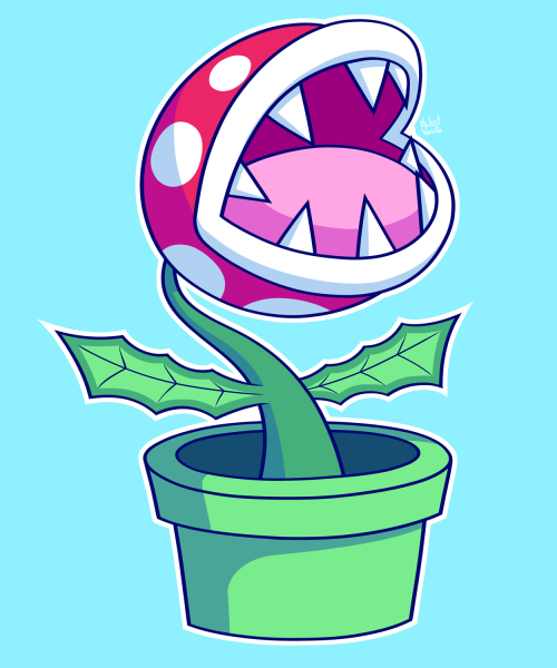 Redrew Piranha Plant after a year