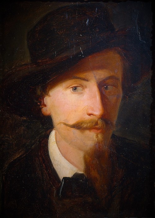 Self-Portrait, c.1860 by Giorgio Scherer (Italian, 1831–1896)