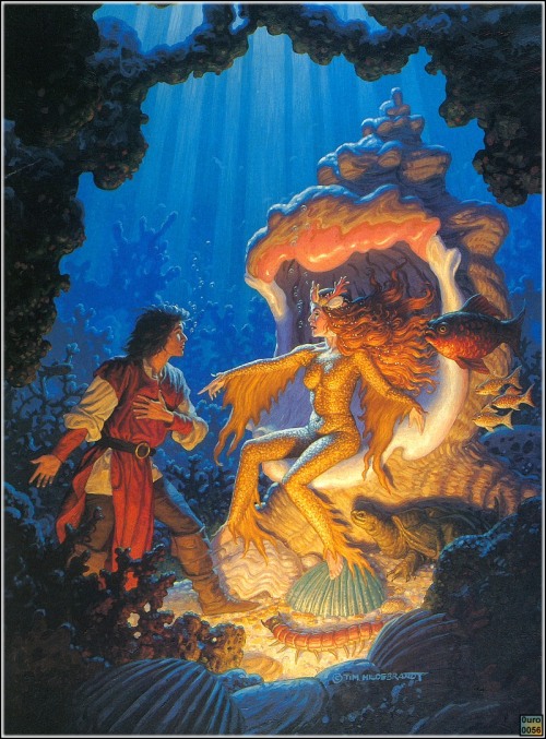 artsytoad:Tim Hildebrandt, In the Sea Nymph’s Lair