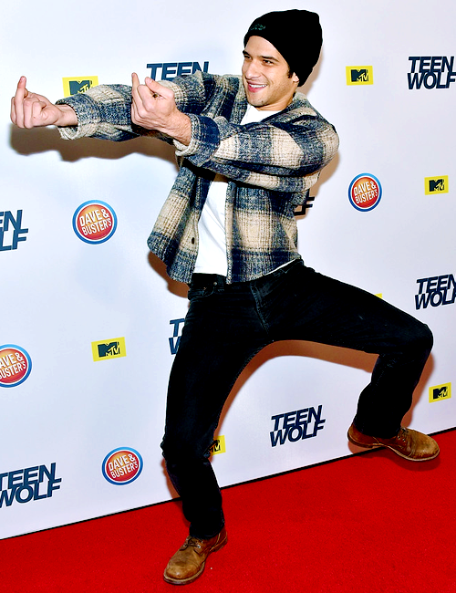 fyteenwolf: brosciles:Tyler Posey attends the MTV Teen Wolf Los Angeles premiere party at Dave &