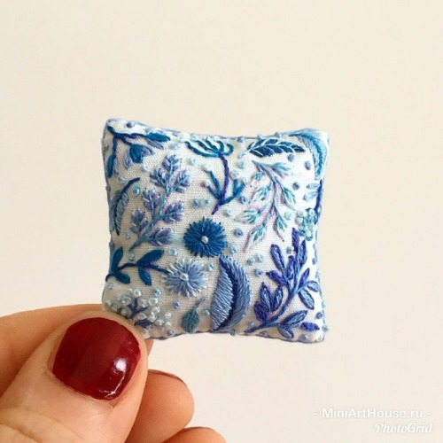 Miniature Embroidered Pillows
