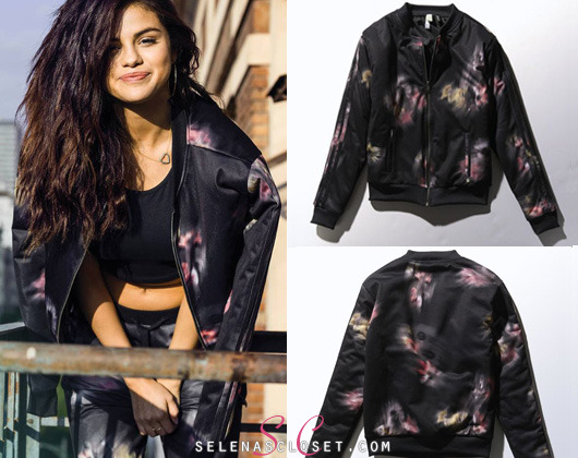 adidas flower bomber jacket