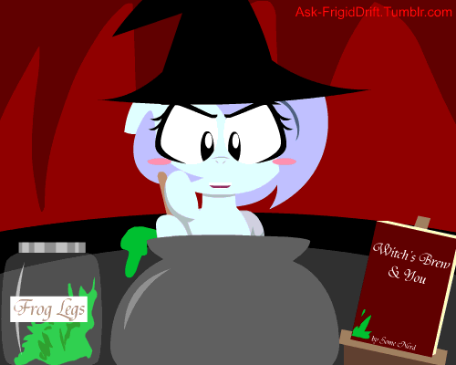 ask-frigiddrift:  Today I’m making the Witch’s Brew! Back to the current style~