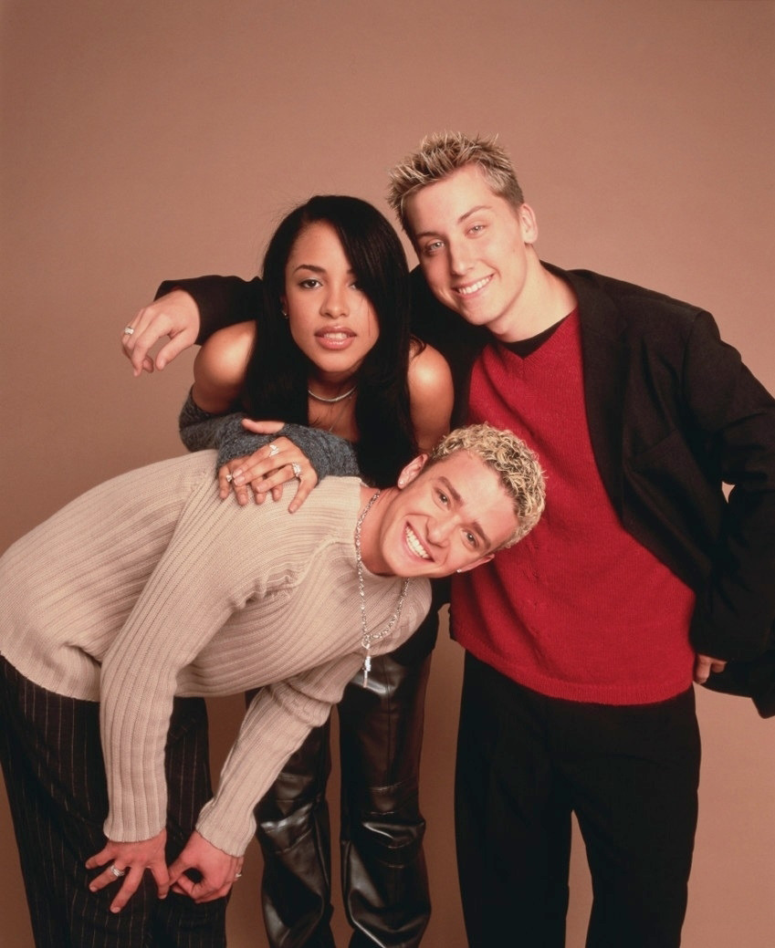 queen-aaliyah:  Justin Timberlake, Aaliyah, &amp; Lance Boss for Teen People