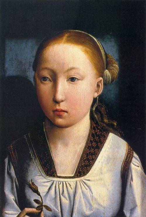 Portrait of an Infanta, Catherine of Aragon by Juan de Flandes (c.1496)