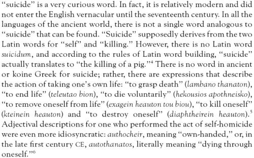 Aaron Maurice Saari, The Many Deaths of Judas Iscariot: A Meditation on Suicide (2006).