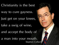 srsfunny:  Stephen Colbert on Christianity…http://srsfunny.tumblr.com/ 