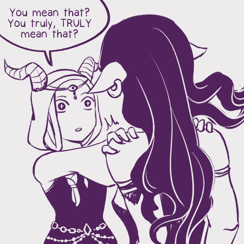 She’s wearing a cult dress with horns in the Victorian Era, Yidhra, what did you expect.