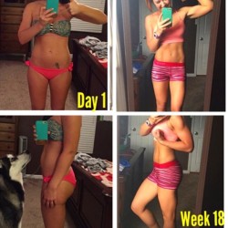 kaylaitsines:@hml0587 on week 18 of my guide !!!