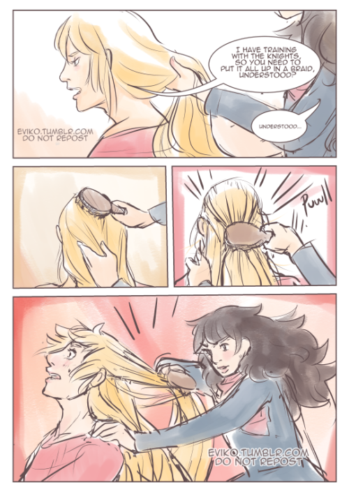 eviko: The First and Last times Merlin Braided Arthur’s Hair (And some other times as well) Th