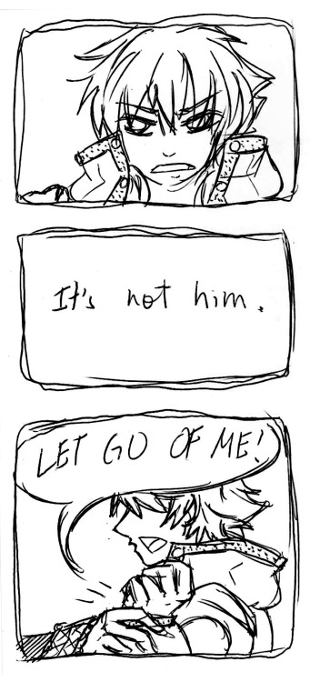 paranoiao:   — Aoba then takes that moment to knee Noiz in the groin because damn brats should know better than to barge in uninvited. …Fucking shoujo sparkles *grumble grumble* And because the Color-Soulmates AU refuses to leave me, more on it under
