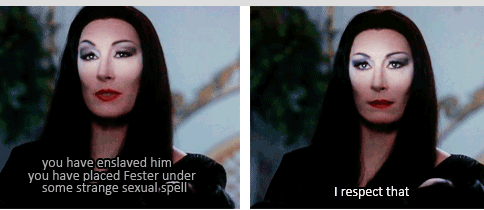 kenjibound: hardonebattle:deeperforme: Always reblog Morticia My god….this movie and these people ar