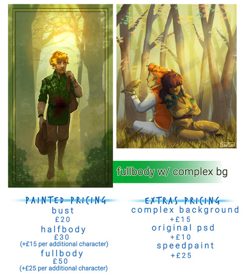commissions are open!i’m moving house soon, so i thought it’s probably about time to ope