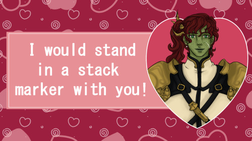enzelffxiv:WoL Valentines thingy going around twitter. I maybe got a little carried away.(template a