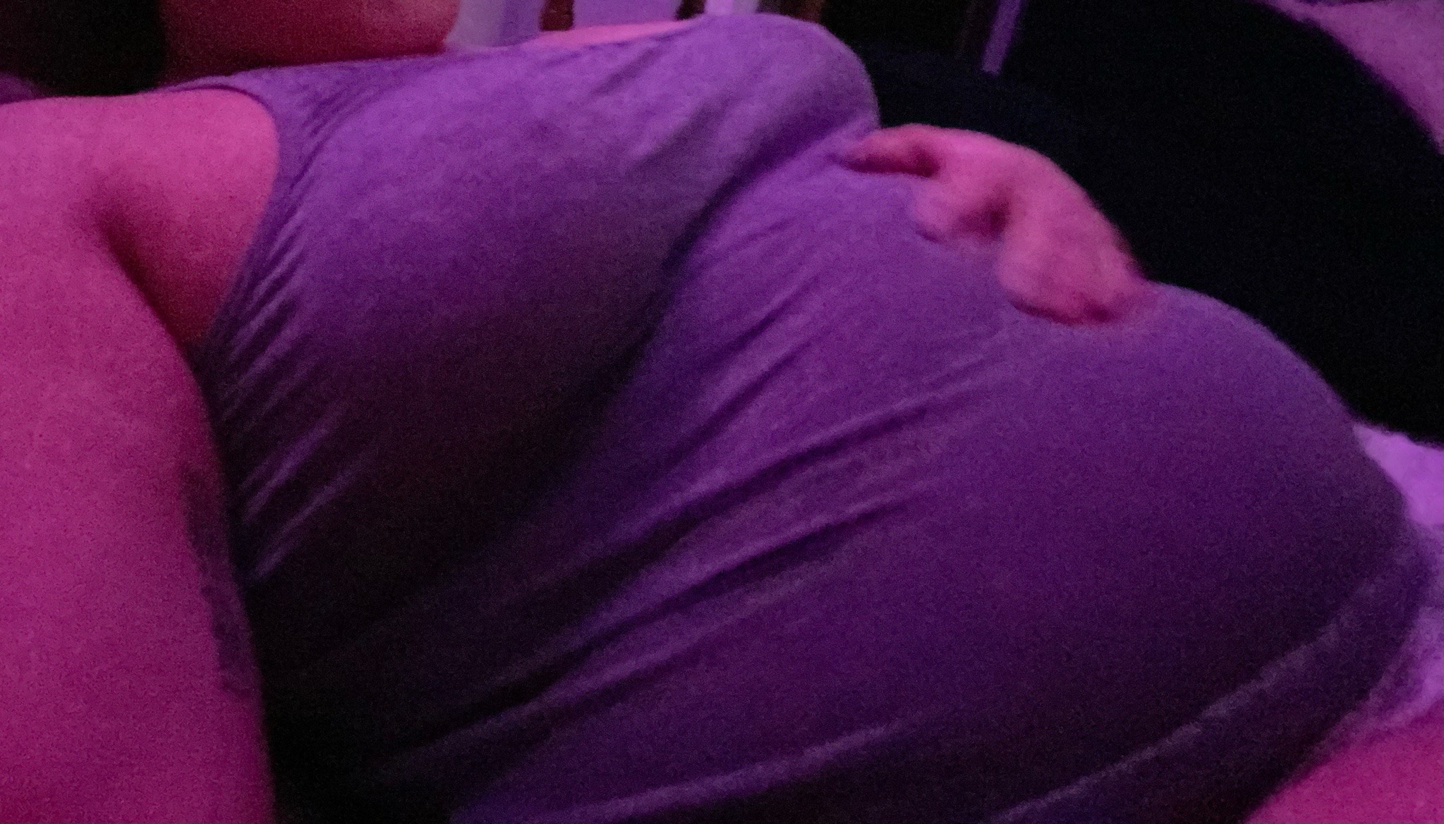 bigbellecurve:Felt and looked huge laying down watching The Last of Us last night.