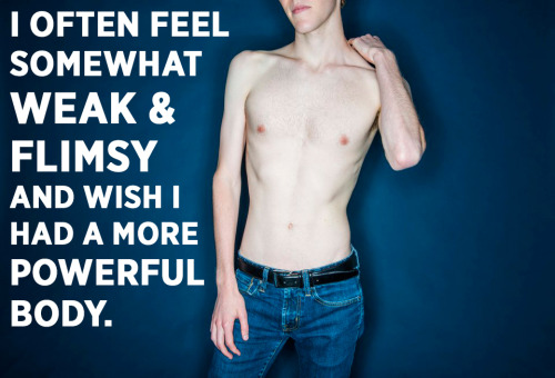 blazeduptequilamonster: huffingtonpost: 19 Men Go Shirtless And Share Their Body Image Struggles The