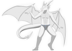&ldquo;I&rsquo;ve got no idea why you&rsquo;re all so panicky about being naked, I absolutely don&rsquo;t give a care~ Ooooh yeah, uh huh&quot;  Umaroth danced about in his underwear, his ghostly form spinning about as he swayed his hips.  &quot;and