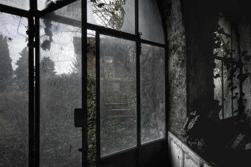 derelictmetropolis: secret garden inside abandoned convent (by Mr.Baldo)