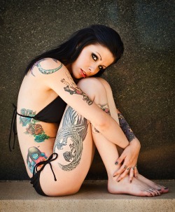 inkerest:  Hot girl inked tattoo