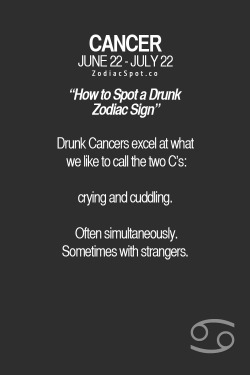 zodiacspot:  How to Spot a Drunk Zodiac  This isn&rsquo;t true