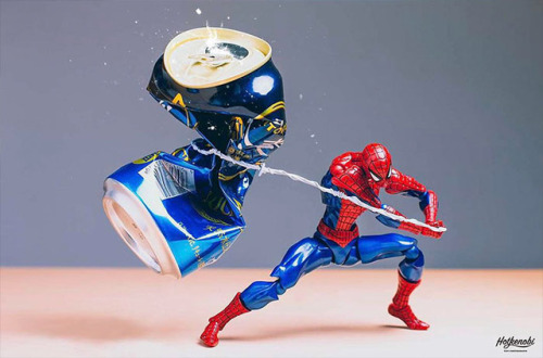 culturenlifestyle:  Photographs That Show Action Figures Interacting with Everyday Objects Japan, Osaka-based photographer Hotkenobi stages action figures in real life settings to create a series of quirky photographers. Keep reading