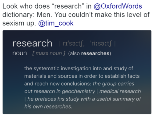thetrippytrip:    Women according to OxfordWords: A “rabid feminist” with a “mysterious psyche” speaking in a “shrill voice” couldn’t hold a PhD.   
