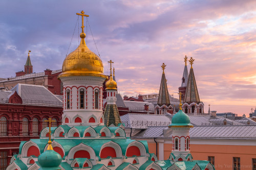 Russia. Moscow. Kazan Cathedral on Red Square. by Yuri Degtyarev Russia. Moscow. Kazan Cathedral on 